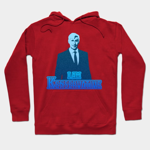 I Am Kenservative (Blue): A Political Barbie Inspired Design Hoodie by McNerdic